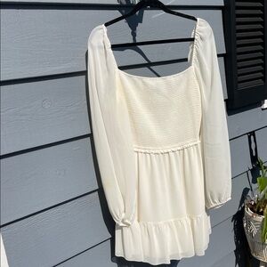 Wilfred white/cream dress with Long Sleeves
